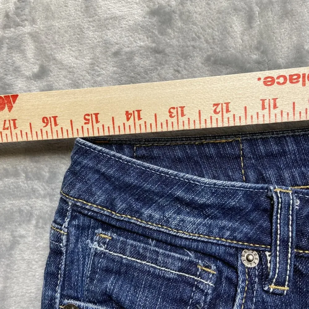 ZCO Premium‎ Cuffed Denim Shorts Women’s Size 13 Blue Denim